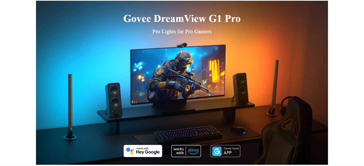 Govee DreamView G1 Pro Gaming Light - PC060658 thumbnail 4