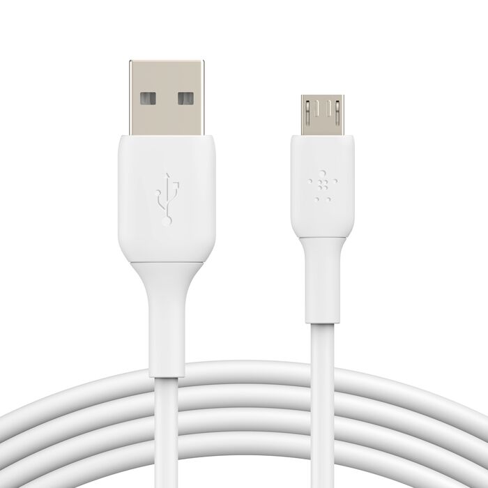 BELKIN USB A TO MICRO USB 1M CABLE WHITE CAB005BT1MWH