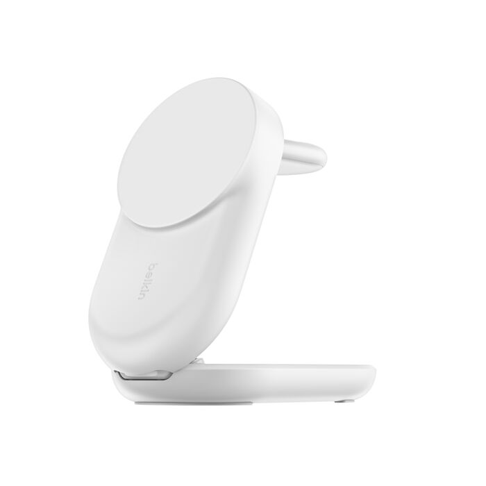 BELKIN ULTRA CHARGE QI2 25W 3 IN 1 FOLDABLE MAGNETIC CHARGER WHITE WIZ037MYWH thumbnail 7