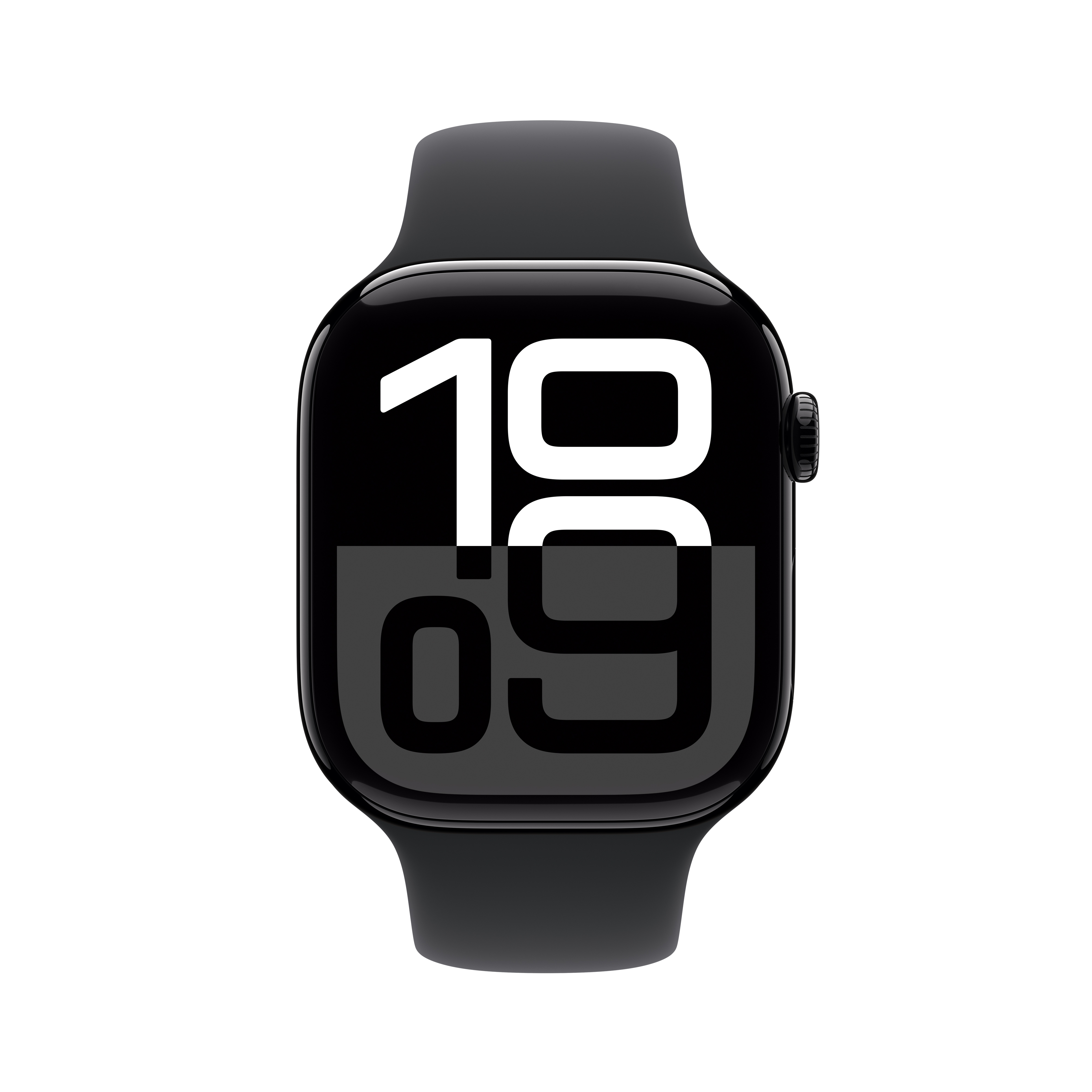 APPLE WATCH SERIES 10 46MM GPS JET BLACK ALUMINIUM WITH BLACK SPORT BAND MWX13 thumbnail 2