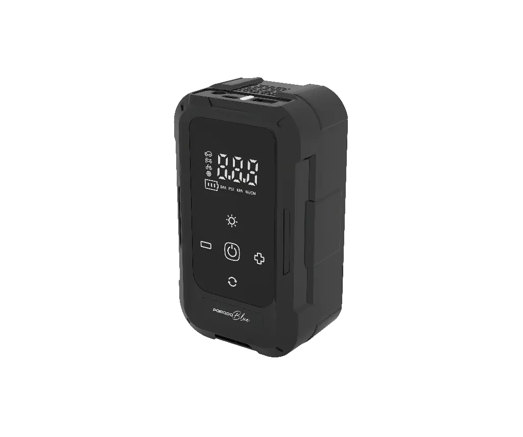 PORODO BLUE AIRO CAR TIRE INFLATOR BLACK PB905ABK thumbnail 2