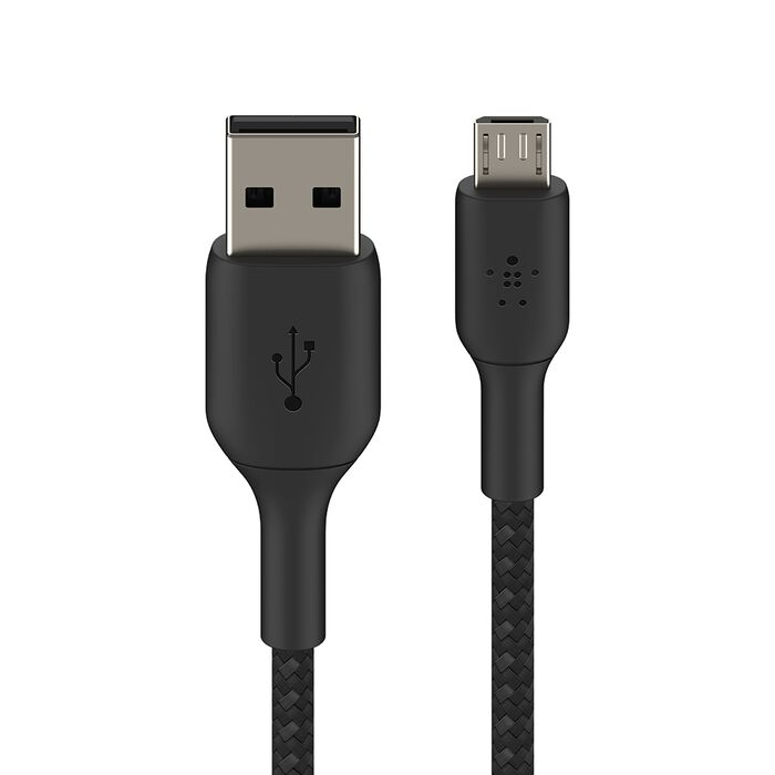BELKIN USB A TO MICRO USB CABLE BLACK 1M CAB007BT1MBK