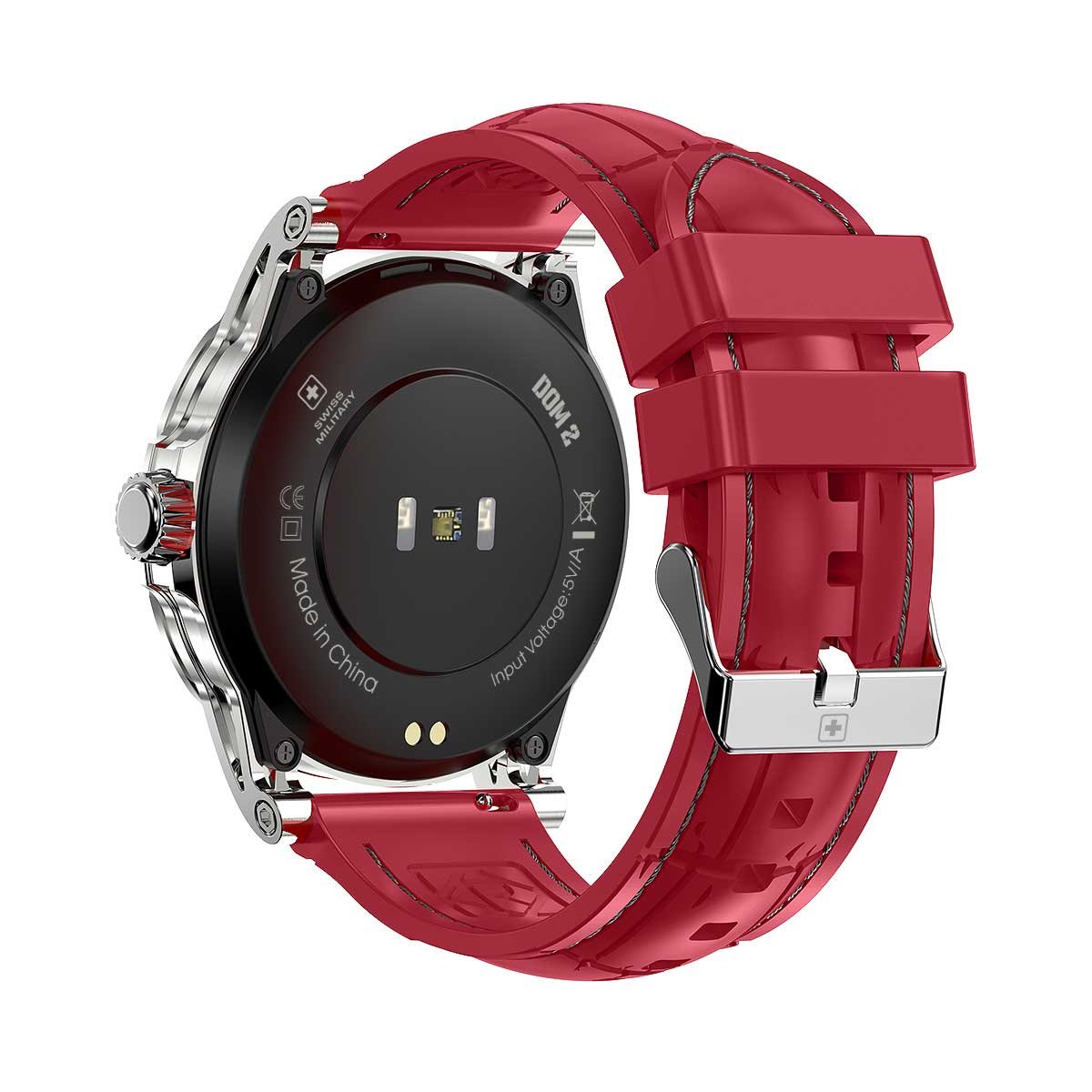 SWISS MILITARY DOM 2 WATCH WITH SILICONE STRAP SM-WCH-DOM2-S thumbnail 3
