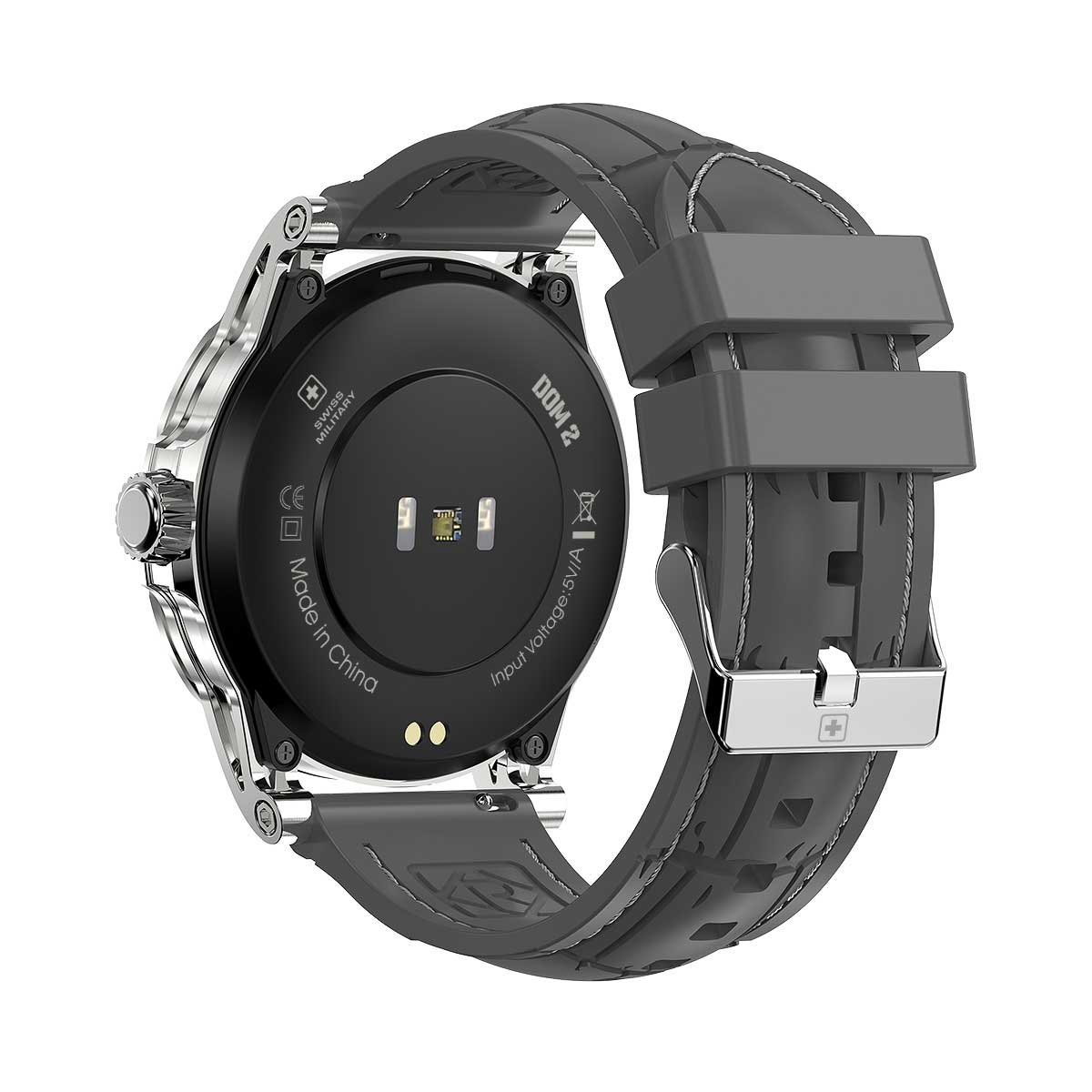 SWISS MILITARY DOM 2 WATCH WITH SILICONE STRAP SM-WCH-DOM2-S thumbnail 4