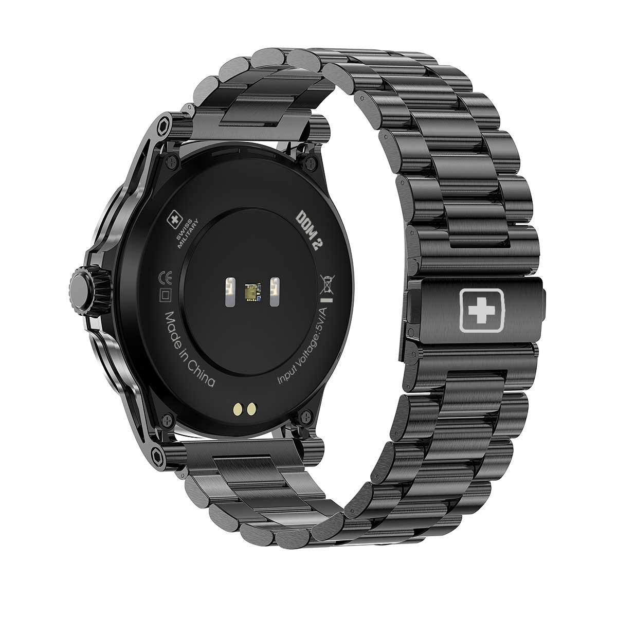SWISS MILITARY DOM 2 WATCH WITH METAL STRAP SM-WCH-DOM2-M thumbnail 4