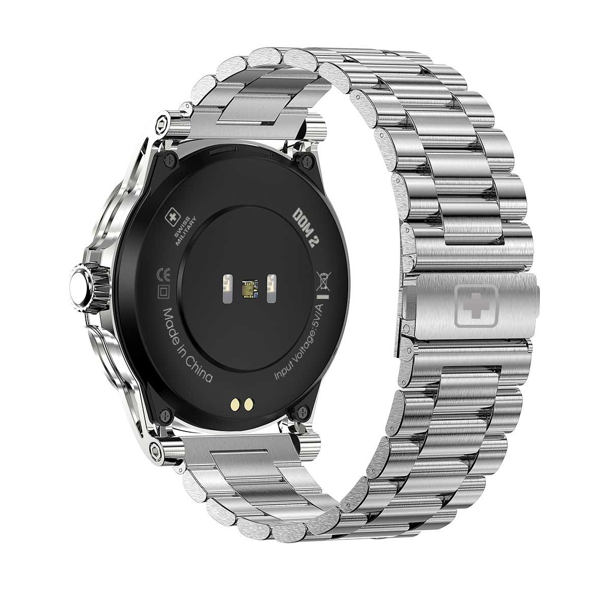 SWISS MILITARY DOM 2 WATCH WITH METAL STRAP SM-WCH-DOM2-M thumbnail 2