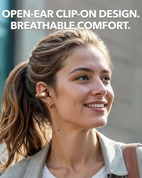 ANKER SOUNDCORE C40I OPEN-EAR CLIP EARBUDS WITH SECURE FIT GOLDEN A3331HB1 thumbnail 4