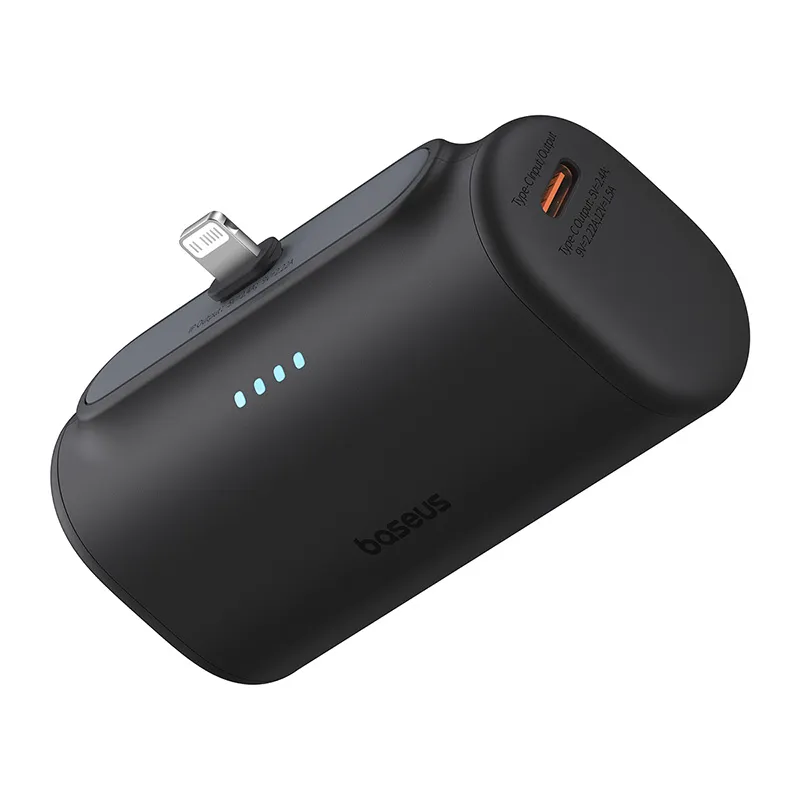 BASEUS COMPACT FAST CHARGING POWER BANK TYPE C EDITION 5000MAH 20W CLUSTER BLACK P10068306113-00-BK thumbnail 2