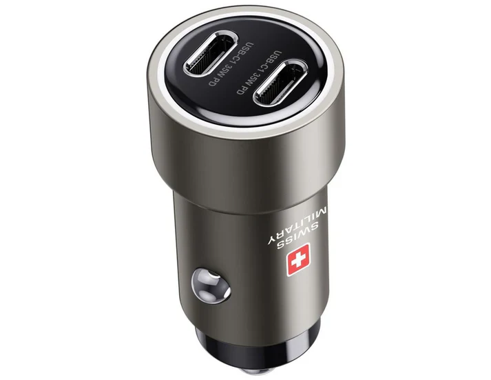 SWISS MILITARY CAR DRIVE 70W SUPER FAST CHARGER WITH USB-C TO USB CABLE thumbnail 4