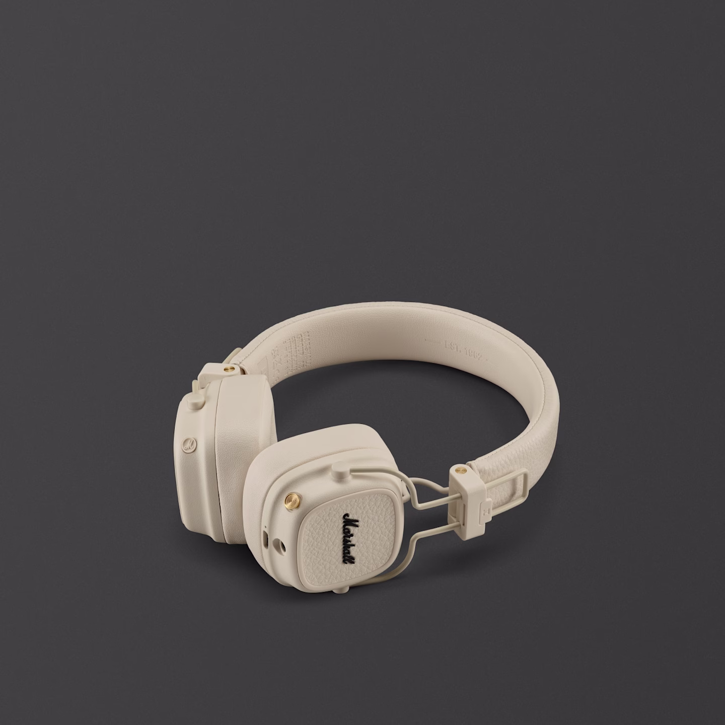 MARSHALL MAJOR V ON EAR WIRELESS HEADPHONE CREAM MAJOR V CRM thumbnail 7