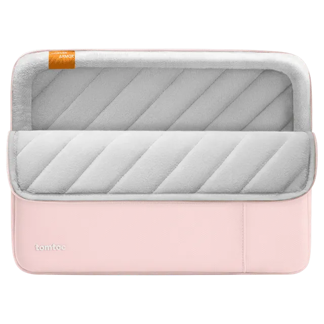 TOMTOC DEFENDER A13 14 INCH LAPTOP SLEEVE PINK A13D3P1 thumbnail 4