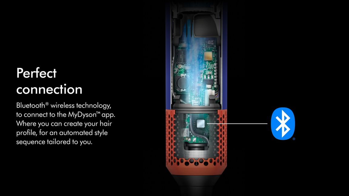 DYSON AIRWRAP I.D MULTI STYLER AND DRYER STRAIGHT+WAVY AMBER SILK HS08 thumbnail 5