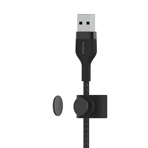 BELKIN BOOST CHARGE PRO FLEX USB A CABLE WITH LIGHTNING CONNECTOR BLACK CAA010BT3MBK thumbnail 5