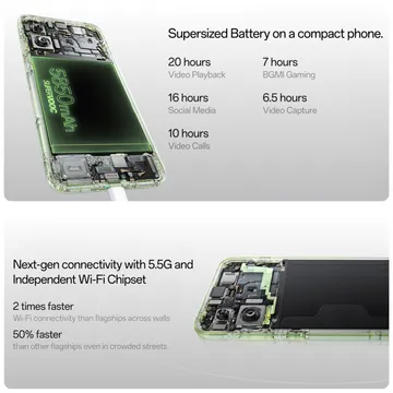 ONE PLUS 13S 5G 12GB 256GB BLACK VELVET thumbnail 6