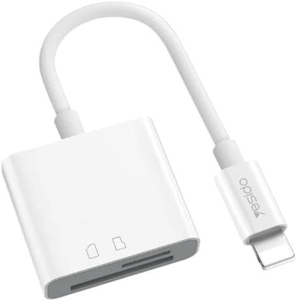 YESIDO 2 IN 1 OTG ADAPTER WHITE GS11