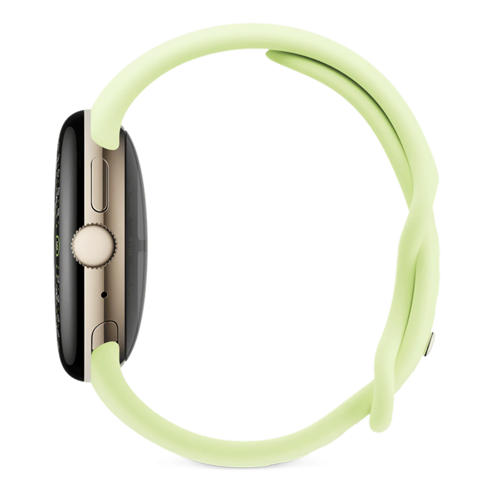 GOOGLE PIXEL WATCH 4 41MM WIFI SMART WATCH CHAMPAGNE GOLD/LEMONGRASS thumbnail 5
