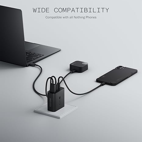 NOTHING CMF POWER 100W GAN FAST CHARGER DARK GREY thumbnail 8