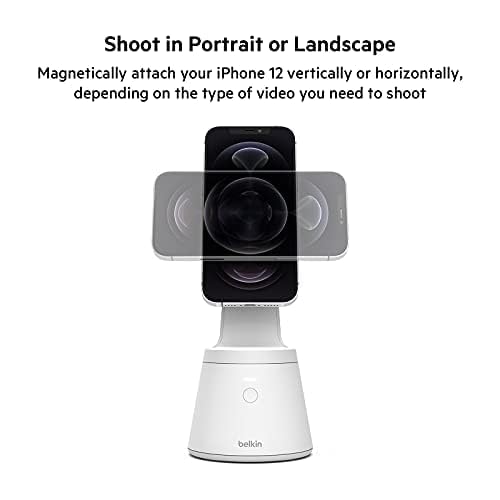BELKIN MAGNETIC FACE TRACKING MOUNT MAGSAFE COMPATIBLE WHITE MMA001BTWH thumbnail 6