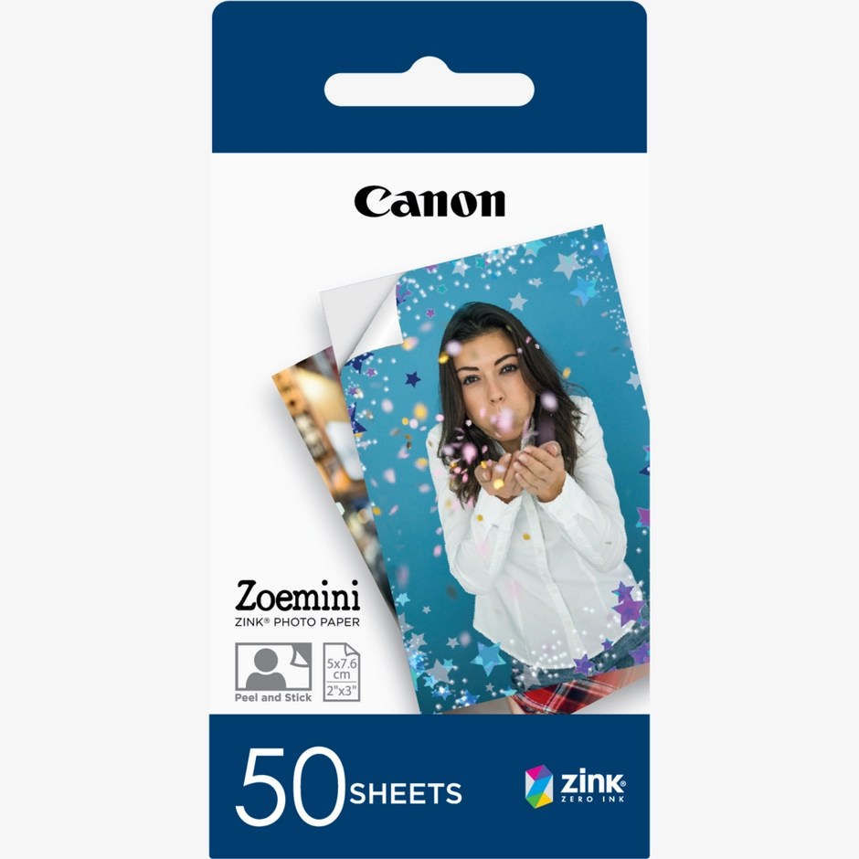 CANON ZOEMINI MINI PHOTO PAPER 50 SHEET