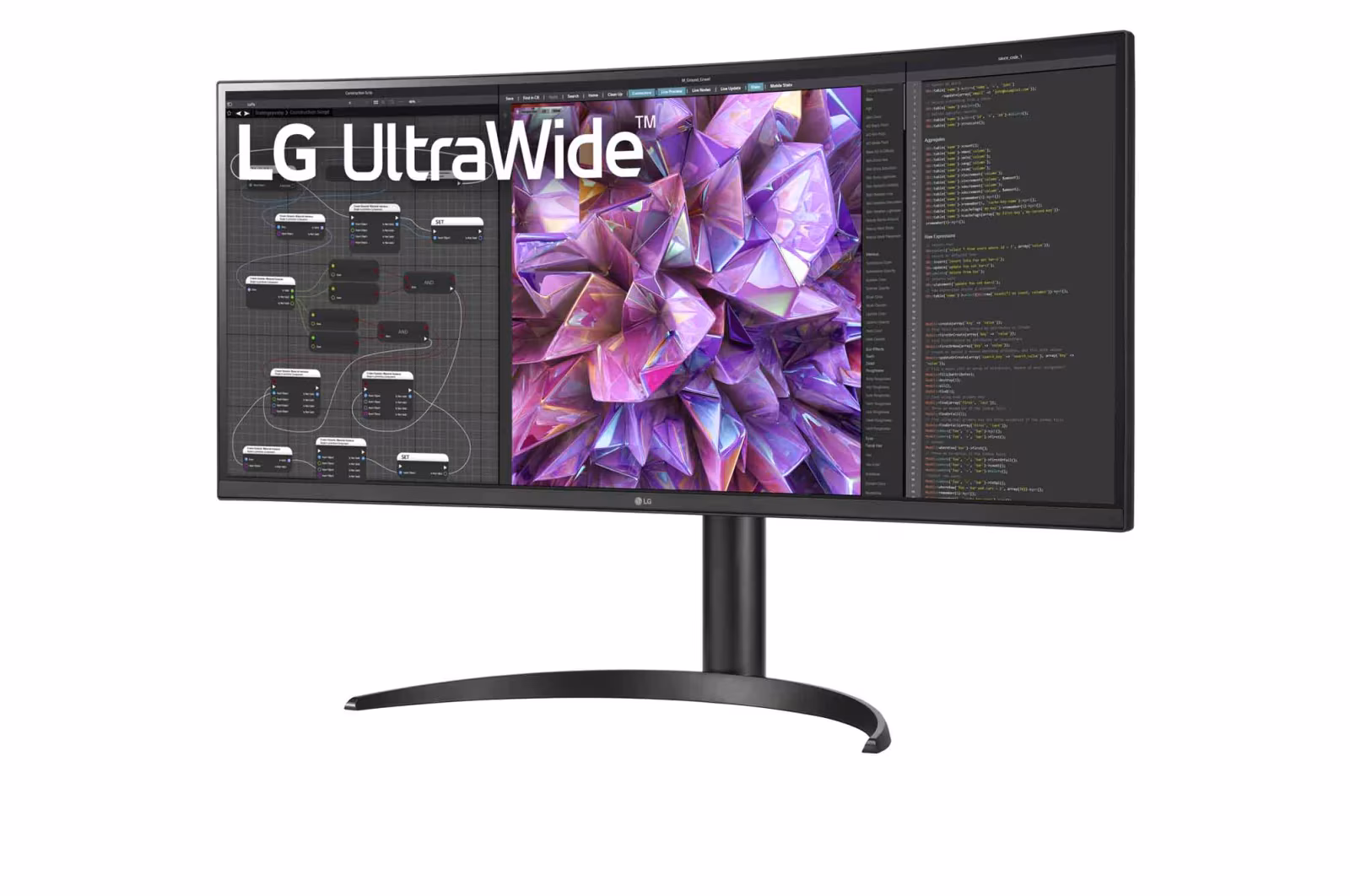 LG 34 INCH CURVED ULTRAWIDE MONITOR 34WQ75C-B thumbnail 3