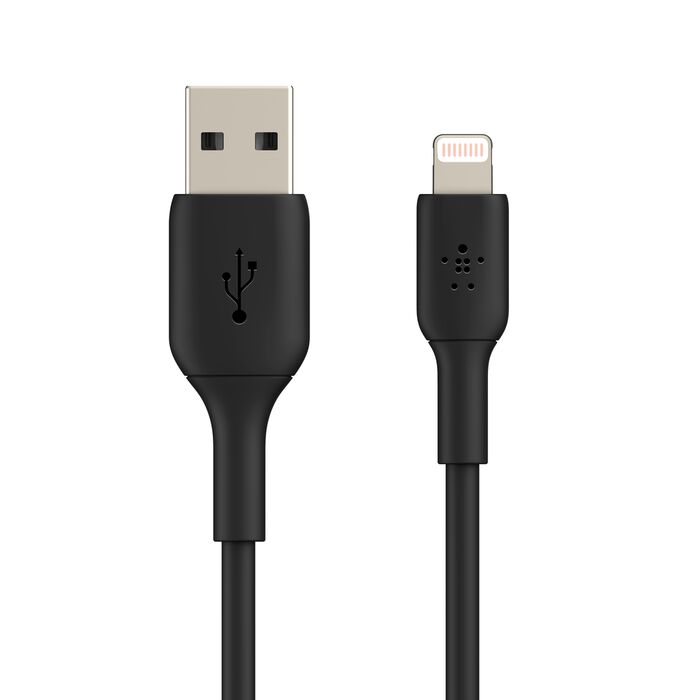 BELKIN LIGHTNING TO USB A CABLE (2 PACK) 1M CAA001BT1MBK2PK