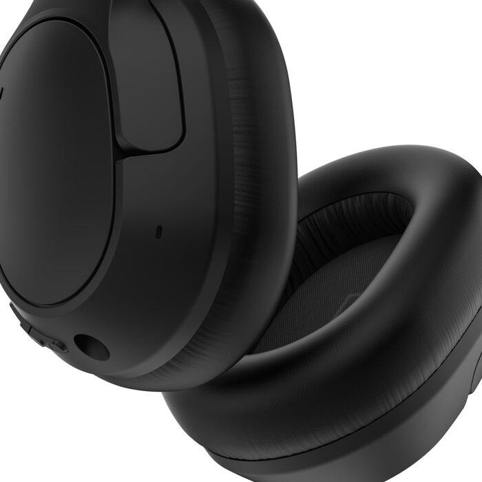 BELKIN SOUNDFORM ISOLATE NOISE CANCELLING OVER EAR HEADPHONE BLACK AUD008HQBK thumbnail 2