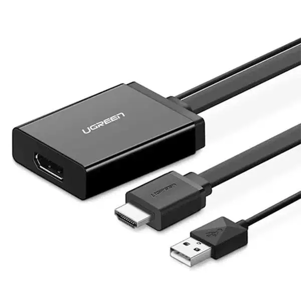 UGREEN HDMI + USB TO DP CONVERTER 0.5M BLACK 40238