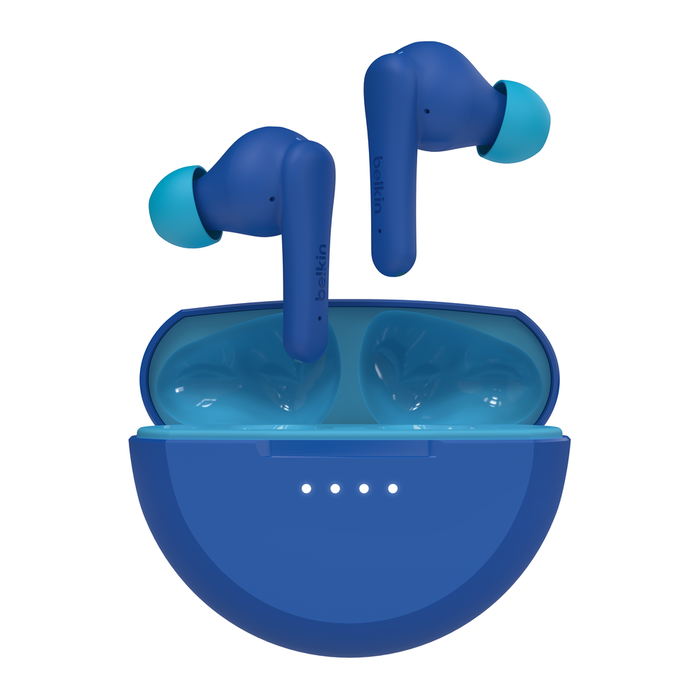 BELKIN SOUNDFORM NANO 2 WIRELESS EARBUDS FOR KIDS BLUE AUC011BTBLU