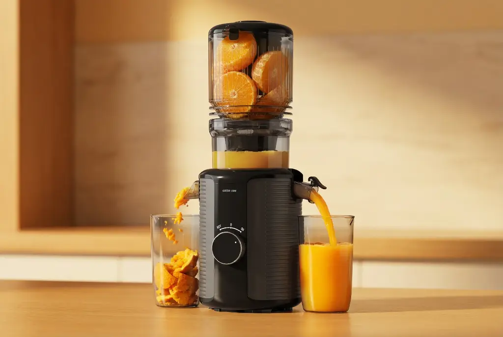 GREEN LION SLOW JUICER PRO COLD PRESS JUICER 1.2L BLACK GNSLOWJU350BK thumbnail 3
