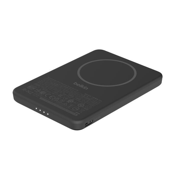 BELKIN BOOST CHARGE ULTRA SLIM MAGNETIC 7.5W WIRELESS POWER BANK 5K BLACK BPD010HQBK thumbnail 3
