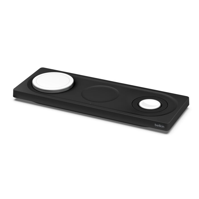 BELKIN BOOST CHARGE PRO 3 IN 1 WIRELESS CHARGING PAD WITH MAGSAFE BLACK WIZ016MYBK thumbnail 3