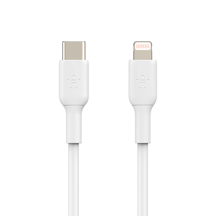 BELKIN BOOST CHARGE USB-C TO LIGHTNING CABLE 1M WHITE CAA003BT1MWH