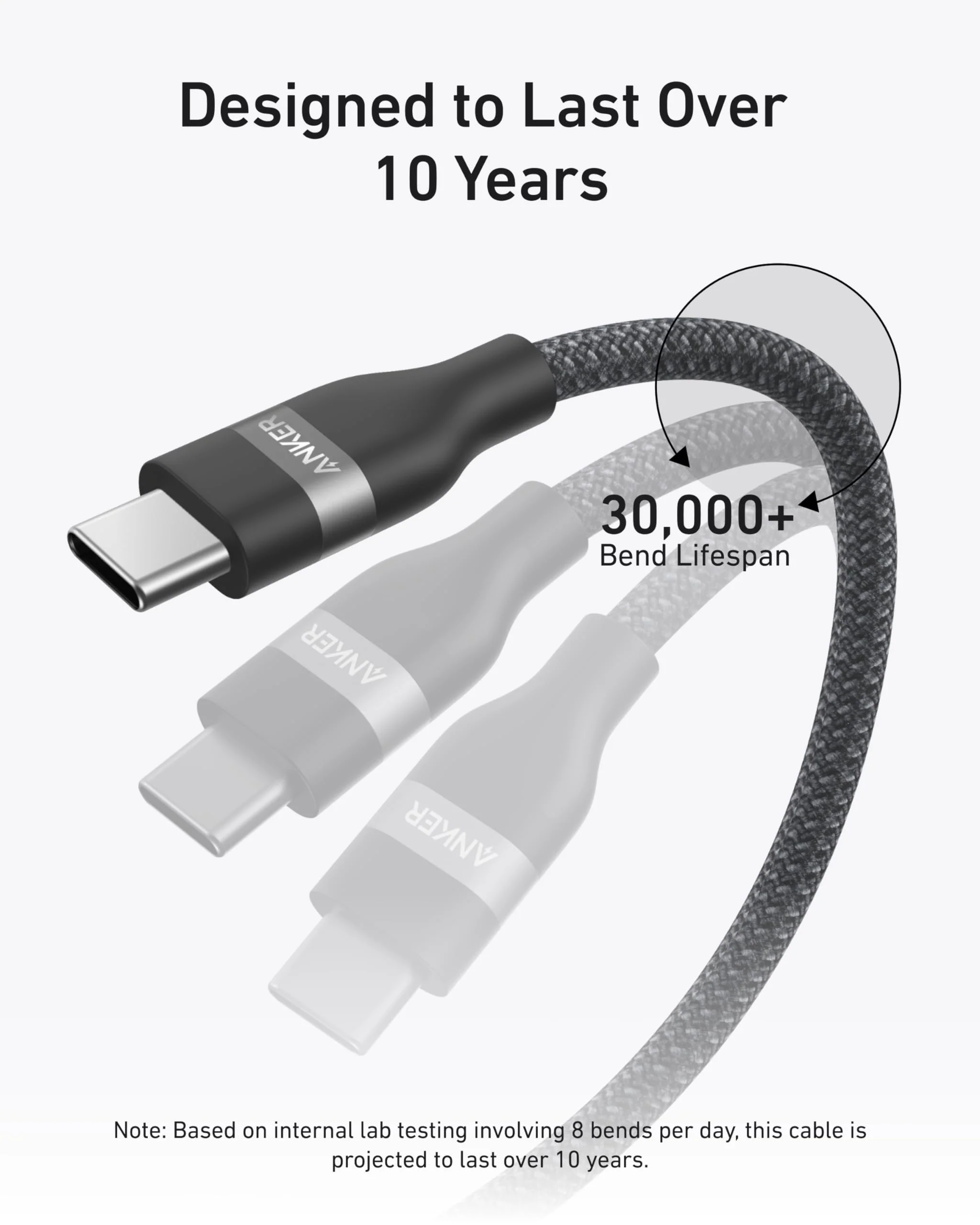 ANKER USB-C TO LTG PCR BRAIDED 6FT A82B2012 thumbnail 5