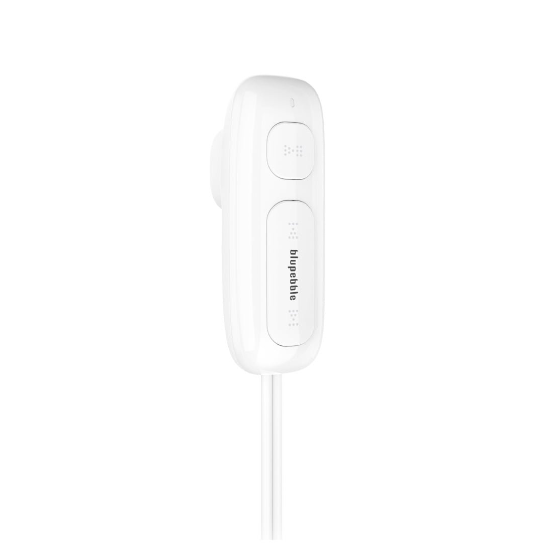 BLUPEBBLE BT CLIP WIRELESS EARPHONE WHITE BP-BTCLIP01-WH thumbnail 4