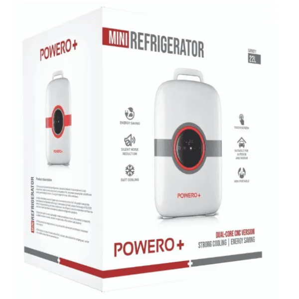 POWERO PLUS DUAL CORE MINI REFRIGRATOR 22L GRAY K22-2 thumbnail 5