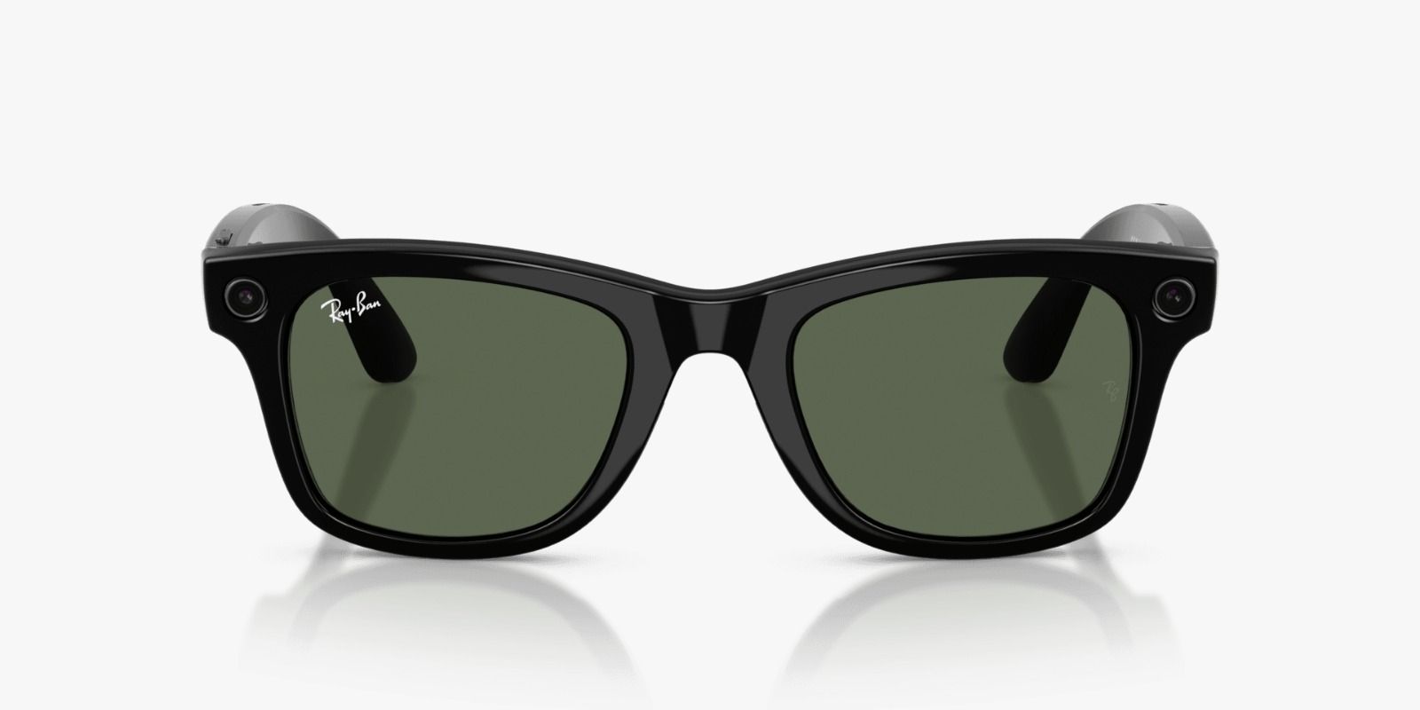 RAYBAN META WAYFARER (GEN 2 ) SUNGLASSES F SHINY BLACK L G15 GREEN S53 RW4012 thumbnail 2