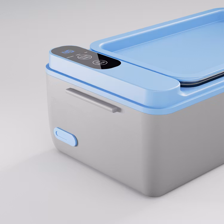 POWEROLOGY LUMO PORTABLE HEATED LUNCH BOX GREY BLUE PLBF818GYBL thumbnail 7
