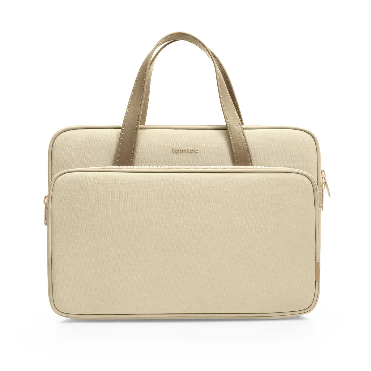 TOMTOC VERSATILE-A11 14 INCH LAPTOP HANDBAG KHAKI A11D3K1
