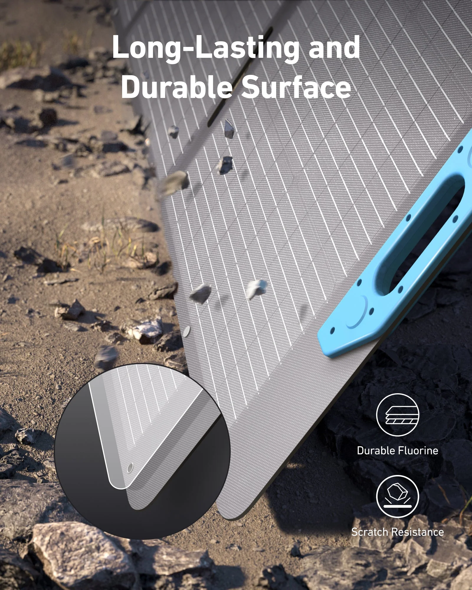 ANKER SOLIX PS200 PORTABLE SOLAR PANEL GRAY 200W A24360A1 thumbnail 4