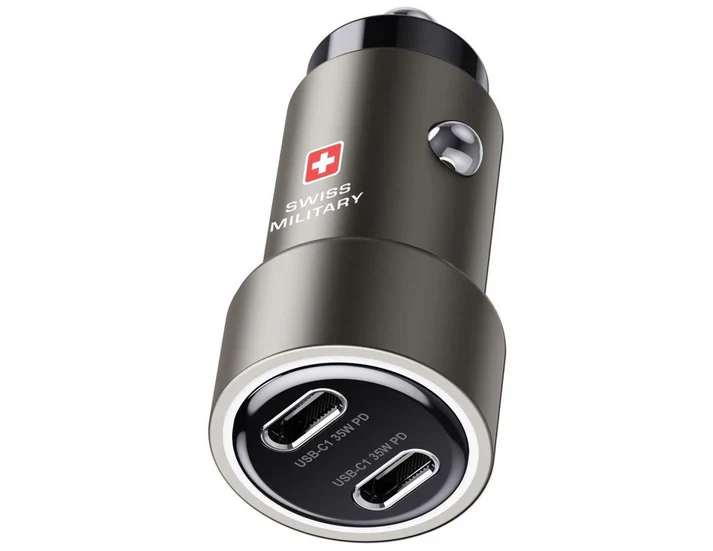 SWISS MILITARY CAR DRIVE 70W SUPER FAST CHARGER WITH USB-C TO USB CABLE thumbnail 2