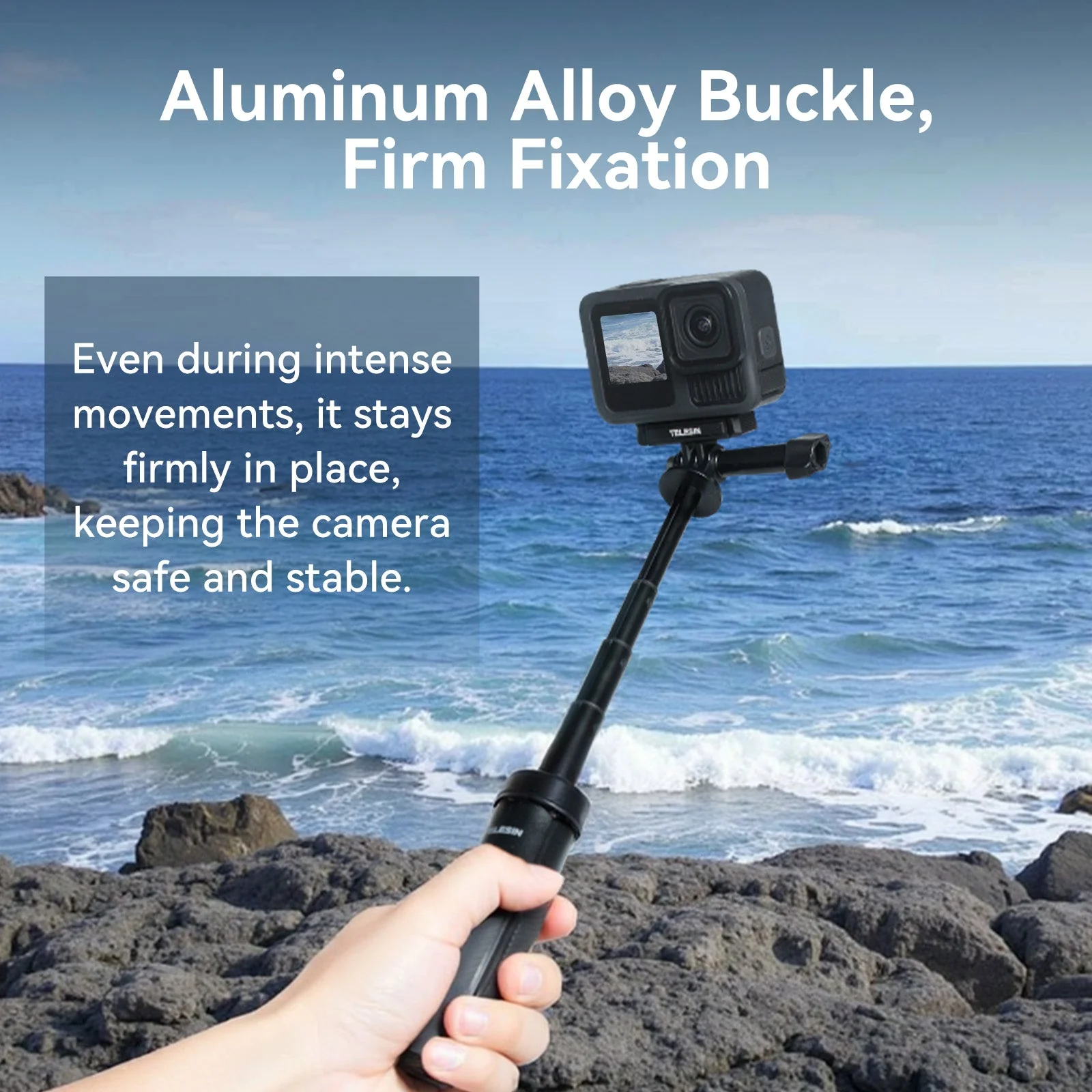 TELESIN GOPRO HERO 13 MAGNETIC RELEASE MOUNT S7-JBK-08-TGP thumbnail 5