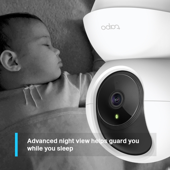 TP LINK 2K RESOLUTION PAN TILT HOME SECURITY WIFI CAMERA TAPO C210 thumbnail 5