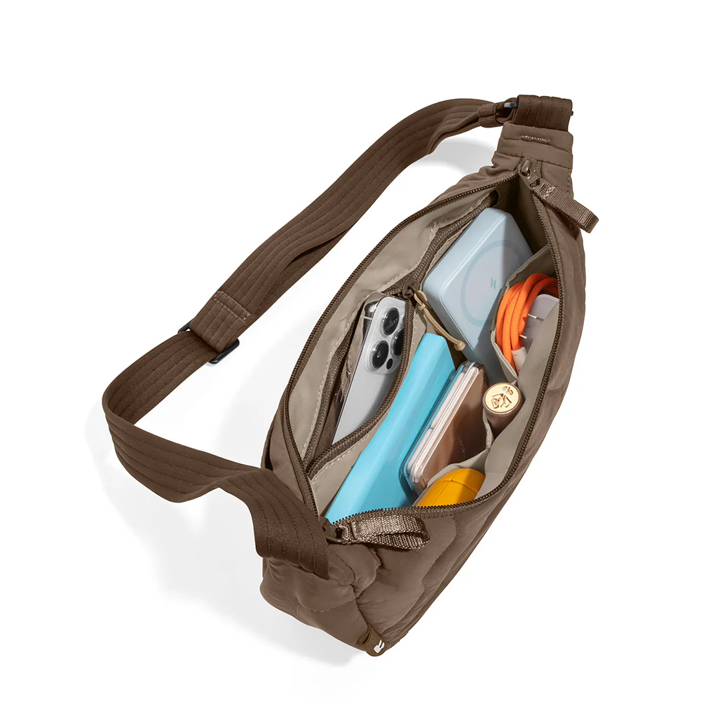 TOMTOC TERRA T3411 INCH PUFFY CROSSBODY BAG EARTHSHADE T34M1Y1 thumbnail 2