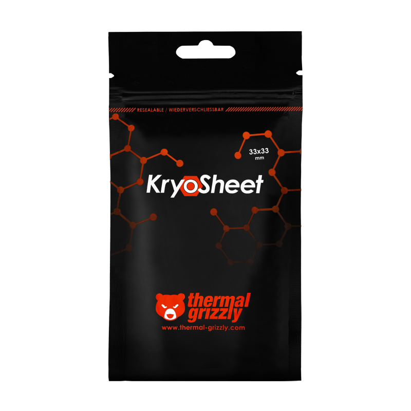 Thermal Grizzly  kryoSheet Thermal pad 33 x 33 TG-KS-33-33 thumbnail 2