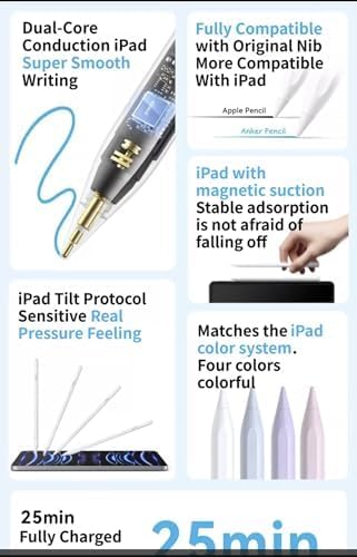 ANKER PENCIL CAPACITIVE STYLUS PURPLE A7168PQ1 thumbnail 4