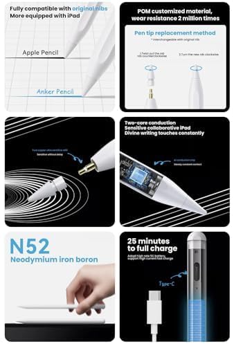 ANKER PENCIL CAPACITIVE STYLUS PURPLE A7168PQ1 thumbnail 2
