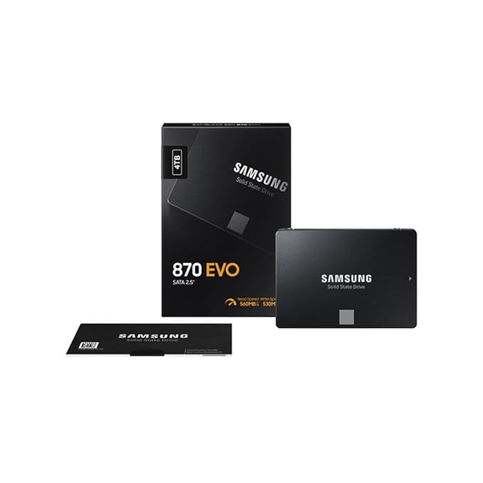 SAMSUNG SSD 4TB 870 EVO SATA 2.5 MZ-77E4T0BW thumbnail 4