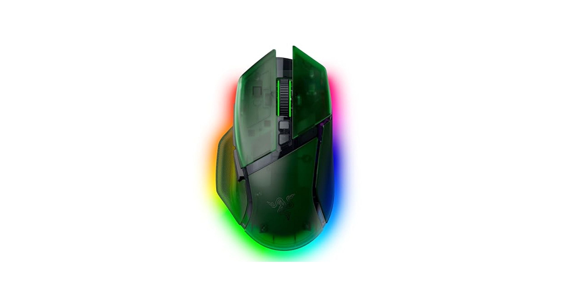 RAZER BASILISK V3 PRO ERGONOMIC WIRELESS GAMING MOUSE PHANTOM GREEN EDITION RZ01-05240300-R3G1