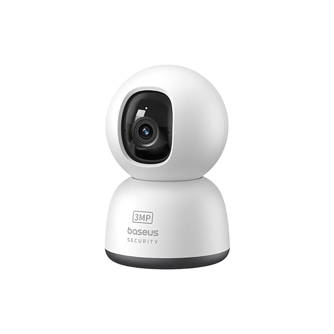 BASEUS SECURITY P1 LITE SERIES INDOOR CAMERA 2K UK MOON WHITE S0TV002133 thumbnail 2