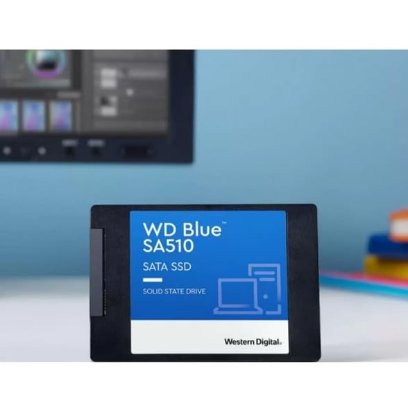WD BLUE SSD SATA SA510 500GB UP TO 560MB/S WDS500G3B0A-00AXR0 thumbnail 2